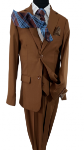 BOYS 5PC. SUIT (RUST) 2121304-5